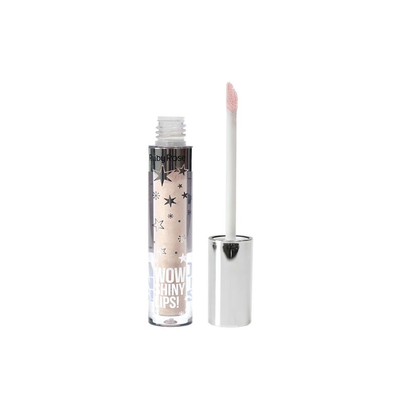 Gloss-Labial-Liquido-Cintilante-Ruby-Rose-Wow-Shiny-Lips--Nude-Rosado-52-3-ml