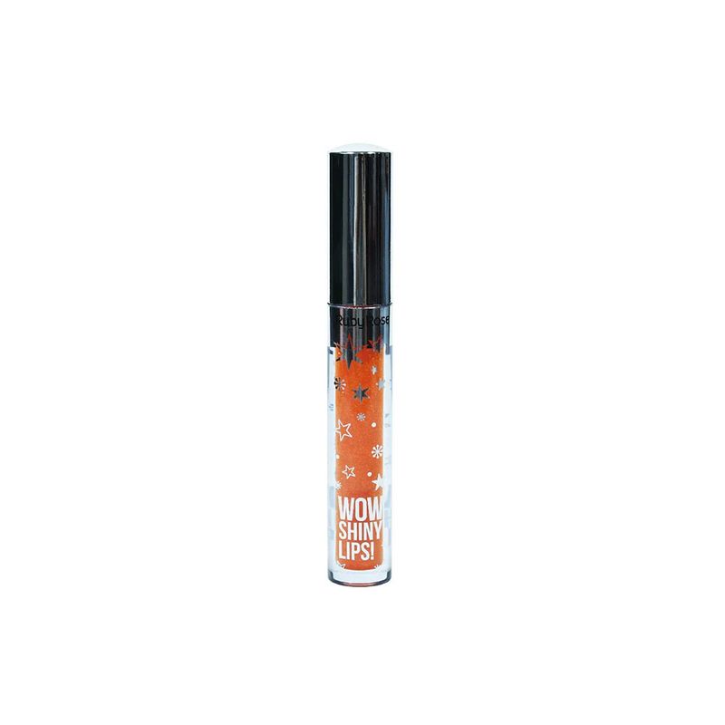 Gloss-Labial-Liquido-Cintilante-Ruby-Rose-Wow-Shiny-Lips--Laranja-67-3-ml