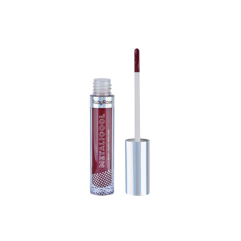 Batom-Liquido-Metalico-Ruby-Rose-Metalicool-Burgundy-Intenso-230-45-ml