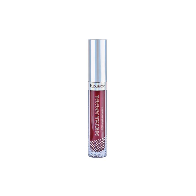 Batom-Liquido-Metalico-Ruby-Rose-Metalicool-Burgundy-241-45-ml
