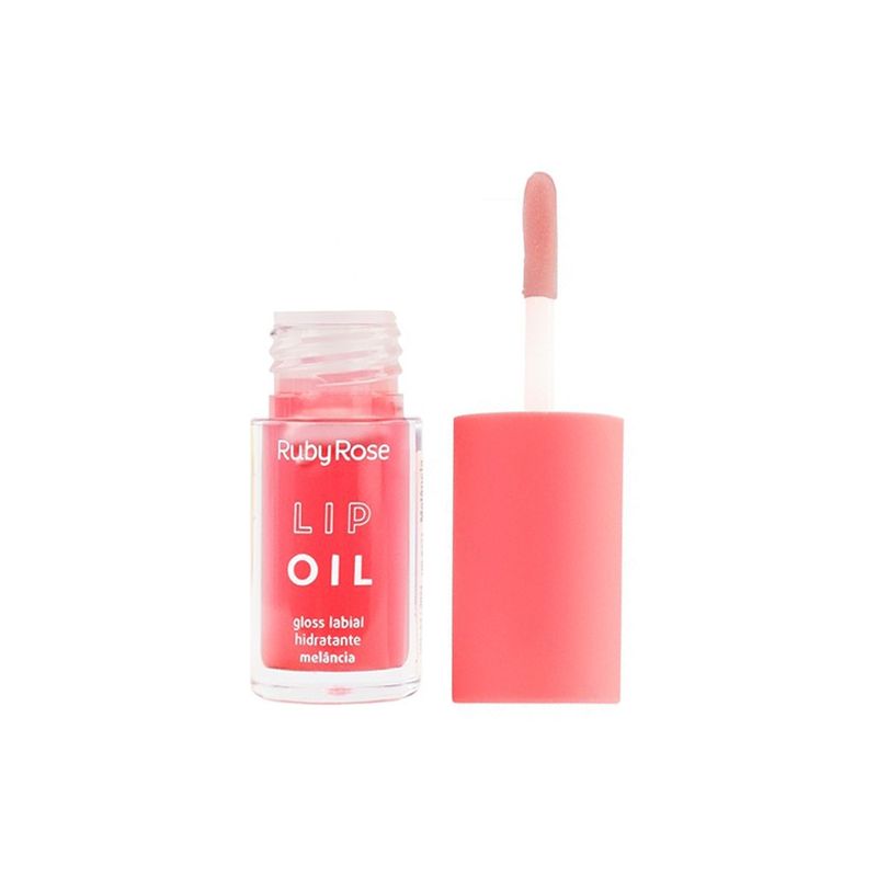 Gloss-Labial-Liquido-de-Brilho-Ruby-Rose-Lip-Oil-Melancia-38-ml