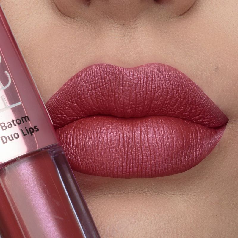 Batom-Liquido-Matte-Duo-Lips-Ruby-Rose-Feels-362-6-ml
