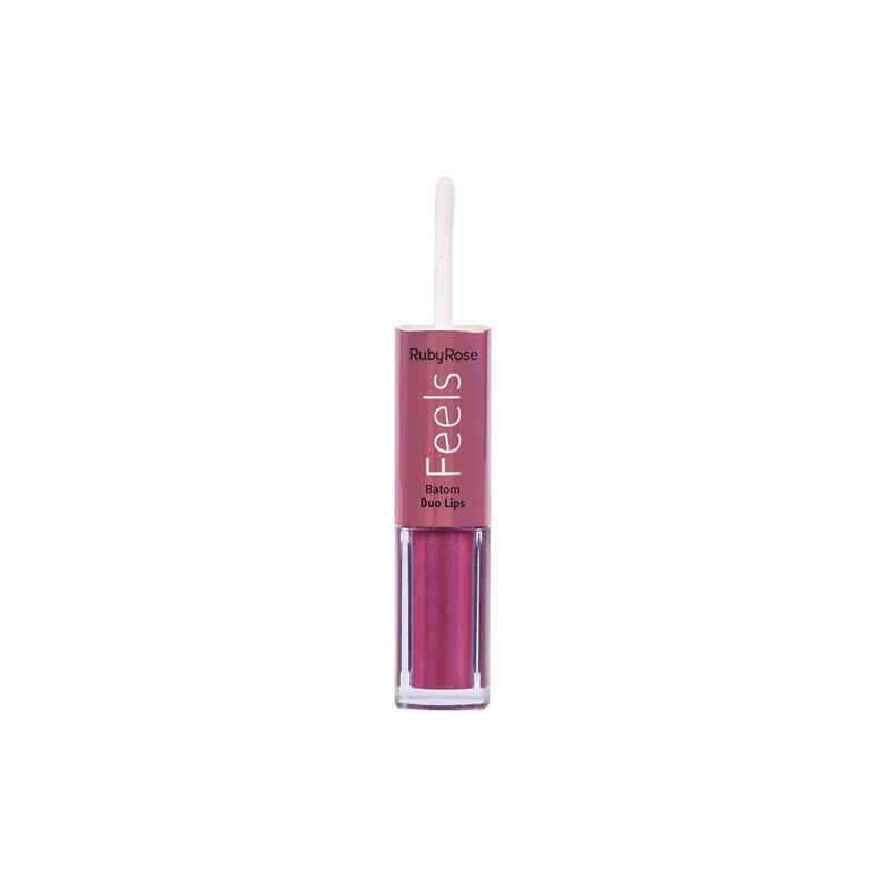 Batom-Liquido-Matte-Duo-Lips-Ruby-Rose-Feels-363-6-ml