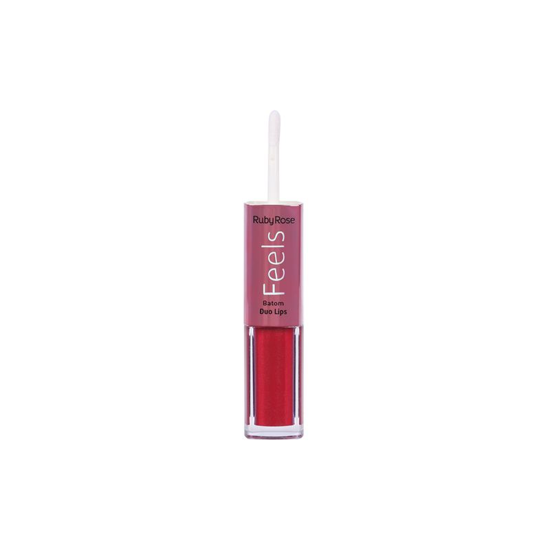 Batom-Liquido-Matte-Duo-Lips-Ruby-Rose-Feels-364-6-ml