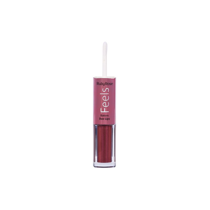 Batom-Liquido-Matte-Duo-Lips-Ruby-Rose-Feels-366-6-ml