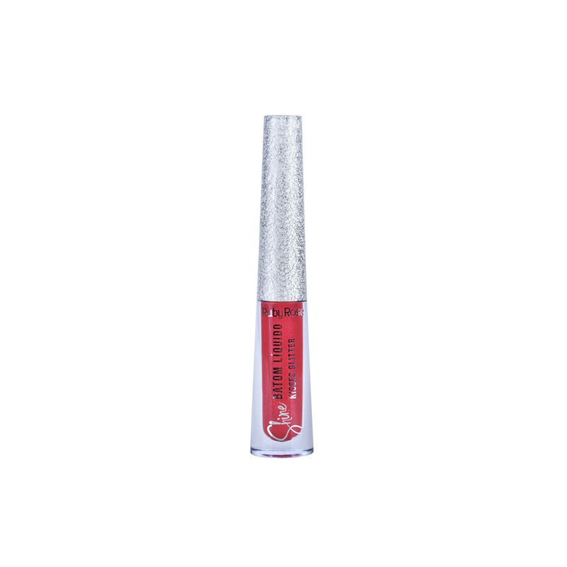 Batom-Liquido-com-Glitter-Ruby-Rose-Shine-Kisses-355-21-ml