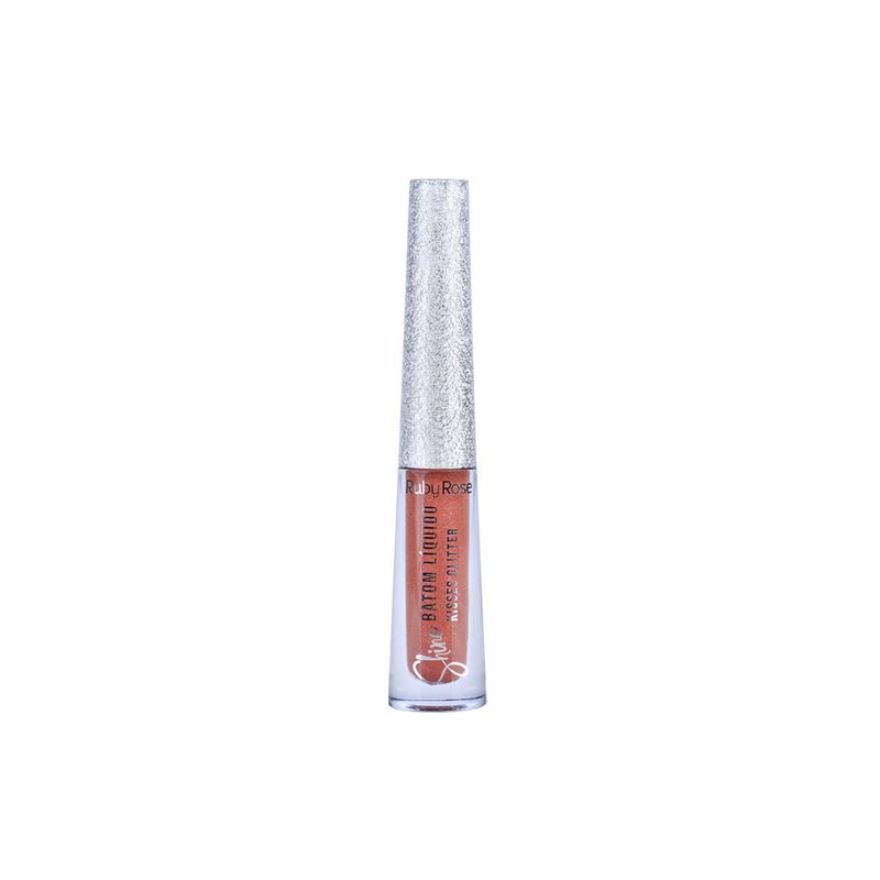 Batom-Liquido-com-Glitter-Ruby-Rose-Shine-Kisses-356-21-ml