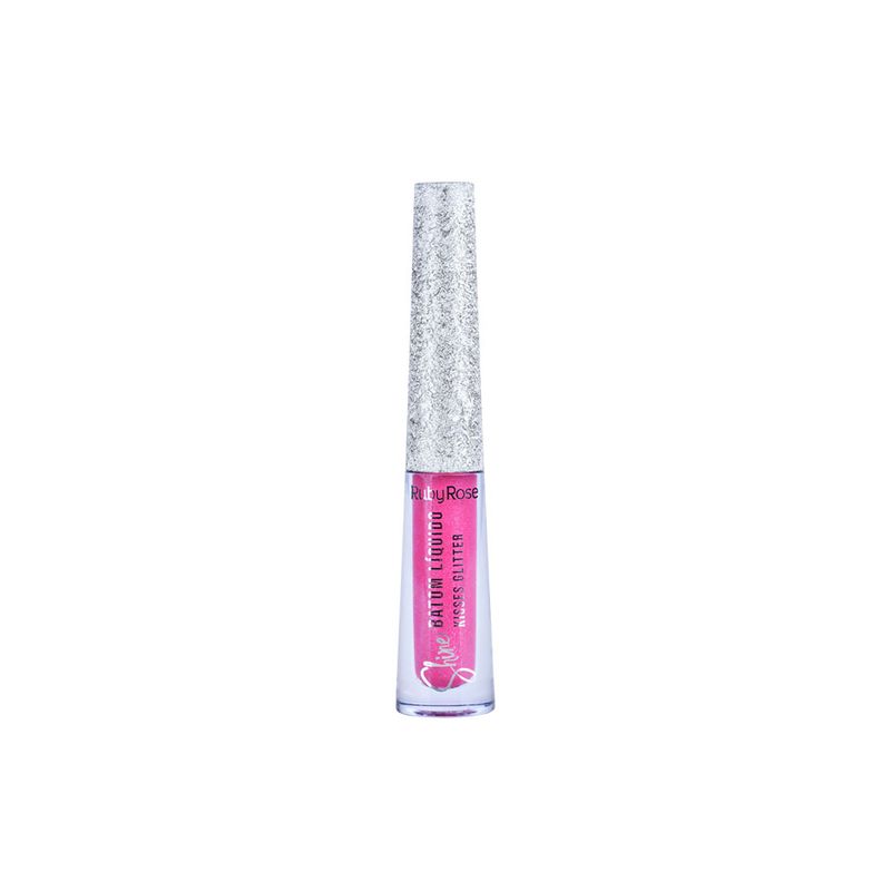 Batom-Liquido-com-Glitter-Ruby-Rose-Shine-Kisses-357-21-ml