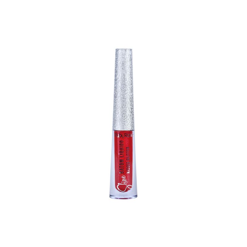 Batom-Liquido-com-Glitter-Ruby-Rose-Shine-Kisses-364-21-ml
