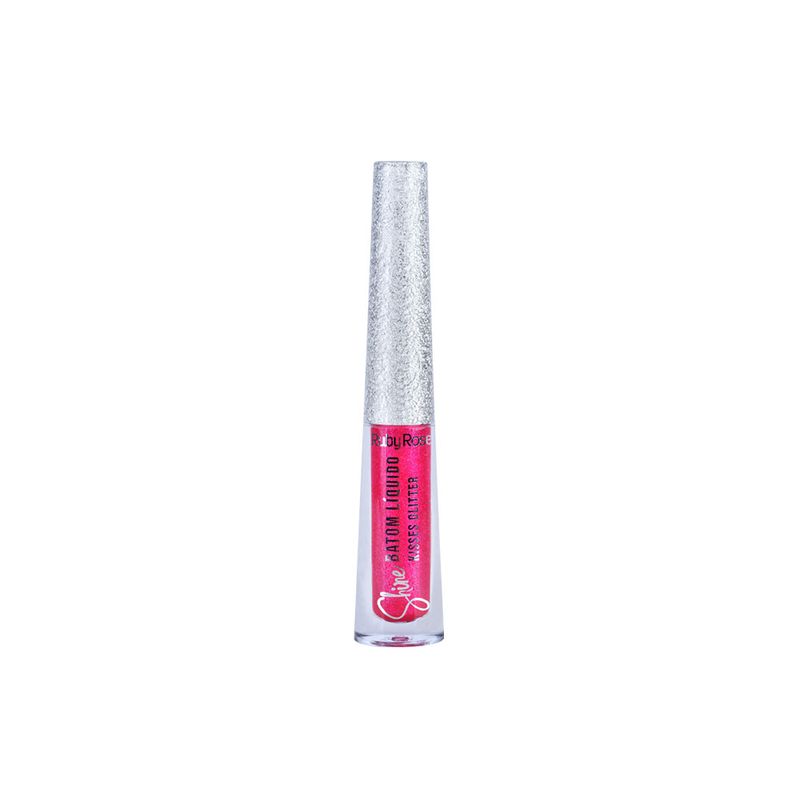 Batom-Liquido-com-Glitter-Ruby-Rose-Shine-Kisses-367-21-ml-