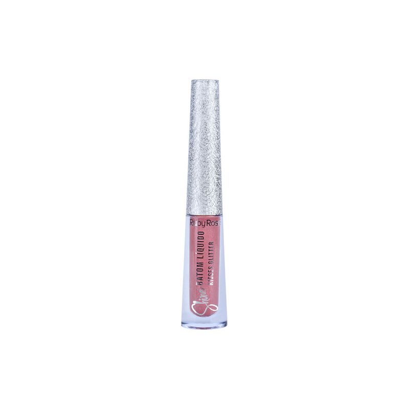 Batom-Liquido-com-Glitter-Ruby-Rose-Shine-Kisses-368-21-ml