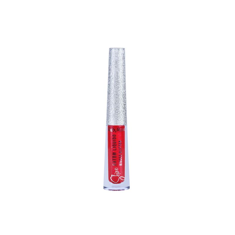 Batom-Liquido-com-Glitter-Ruby-Rose-Shine-Kisses-369-21-ml