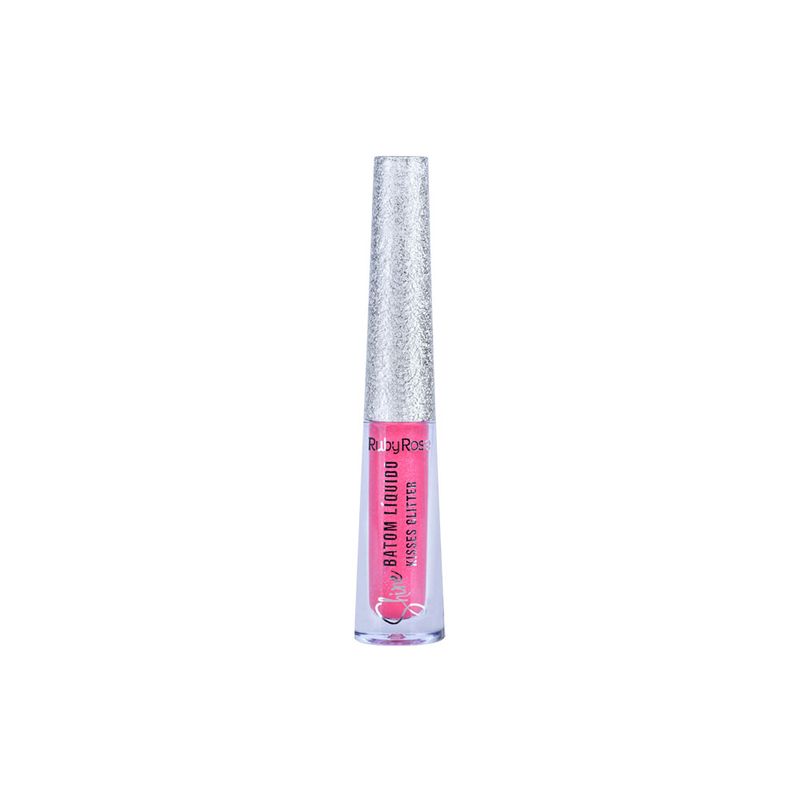 Batom-Liquido-com-Glitter-Ruby-Rose-Shine-Kisses-370-21-ml-
