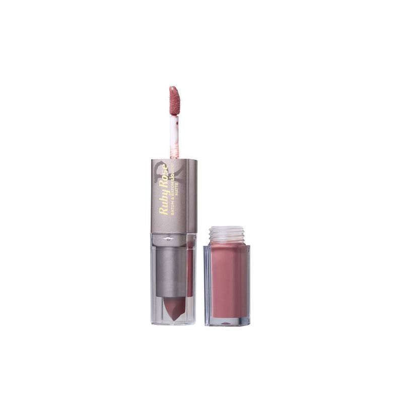 Batom-Semi-Matte-Ruby-Rose-Duo-292-66-g