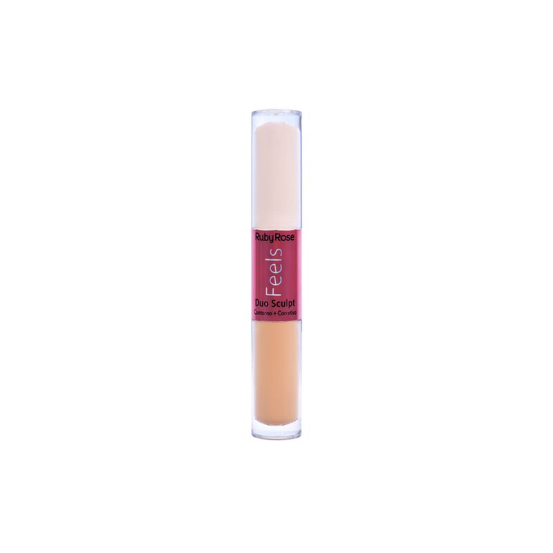 Corretivo-Liquido-Matte-Ruby-Rose-Duo-Sculpt-Feels-Pudim-20-e-Capuccino-10-10-ml