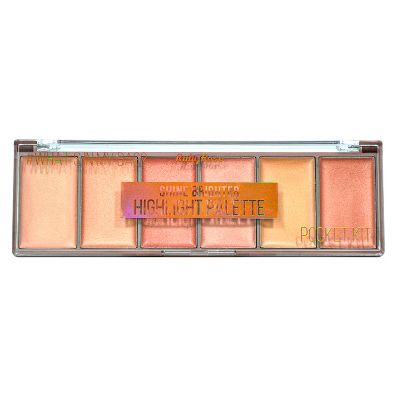 Paleta-de-Iluminador-Cremosa-Ruby-Rose-Pocket-Shine-Brighter-6-Shades