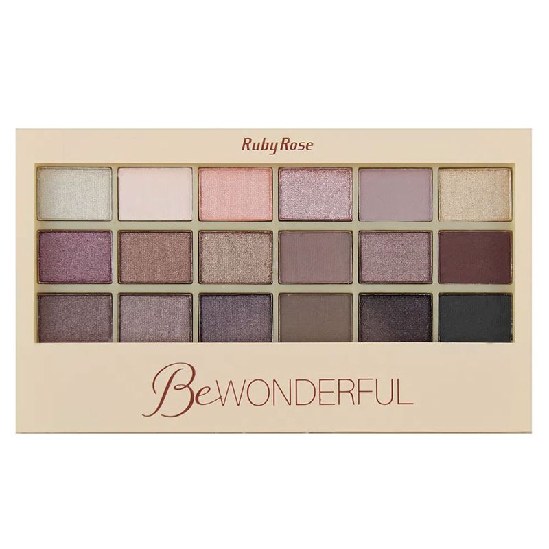 Paleta-de-Sombra-Aveludada-Ruby-Rose-Be-Wonderful-18-Shades
