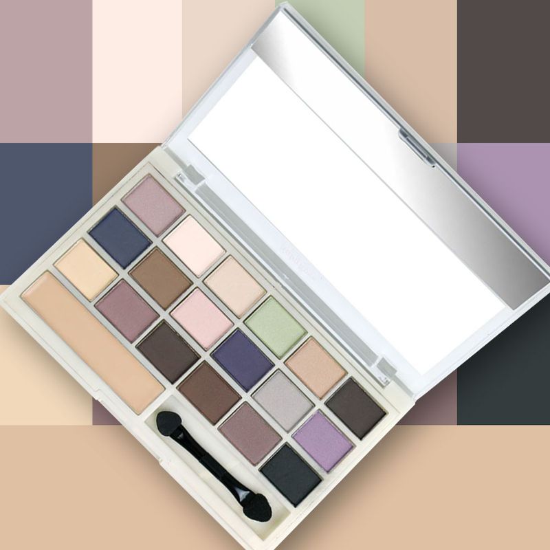 Paleta-de-Sombra-Aveludada-Ruby-Rose-Be-Natural-18-Shades