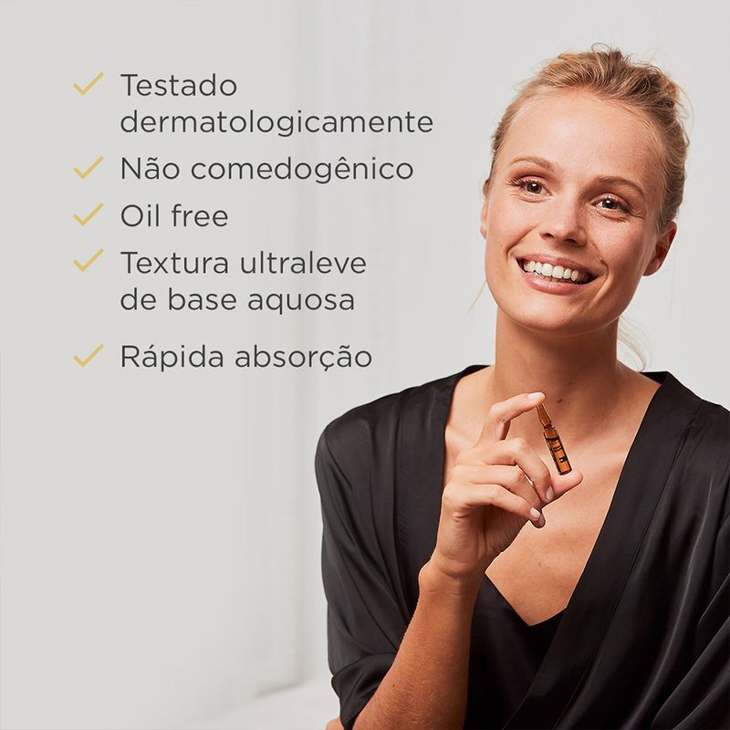 Caixa-de-Ampola-Serum-Facial-Reparador-Vitamina-C-Noturno-Isdin-10-x-2-ml