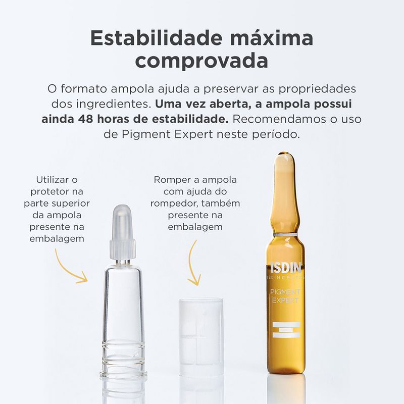 Caixa-de-Ampola-Serum-Facial-Clareador-de-Manchas-Acido-Glicolico-Isdin-30-x-2-ml