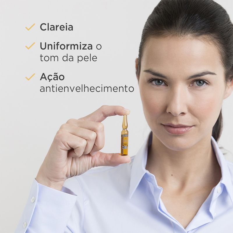 Caixa-de-Ampola-Serum-Facial-Clareador-de-Manchas-Acido-Glicolico-Isdin-30-x-2-ml
