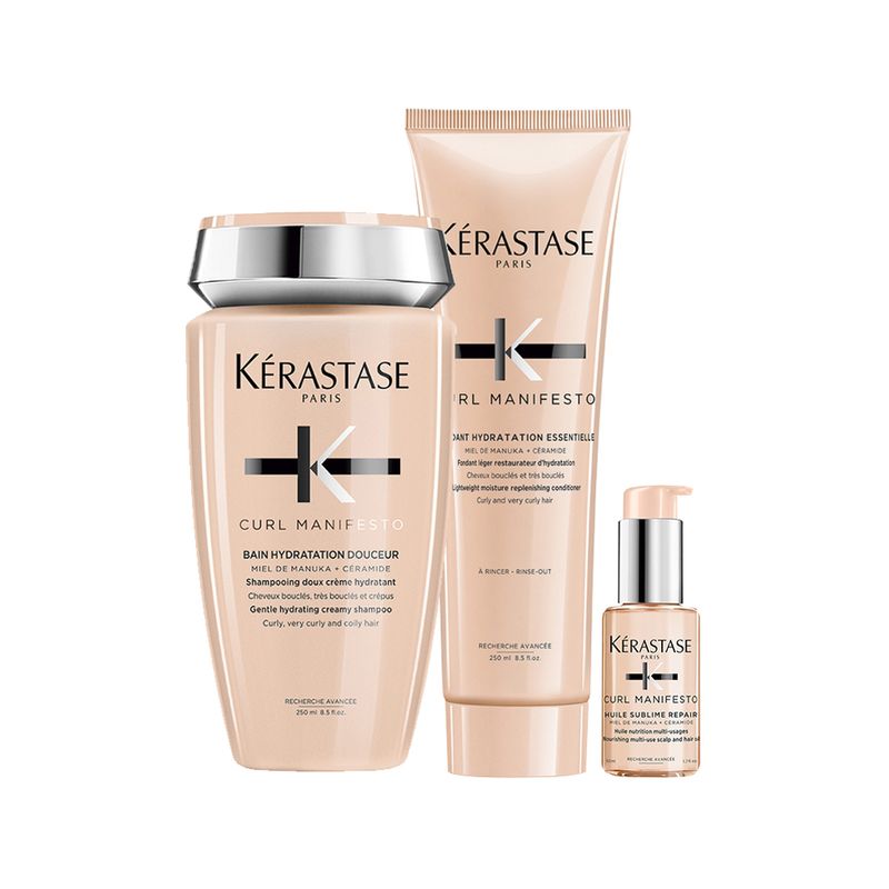 Kit-Kerastase-Curl-Manifesto----Shampoo-250-ml---Condicionador-250-ml----Oleo-Capilar-50-ml