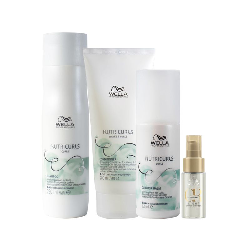 Kit-Wella-Professionals-Nutricurls---Shampoo-250-ml---Condicionador-200-ml---Leave-in-150-ml---Oleo-Ligth-30-ml