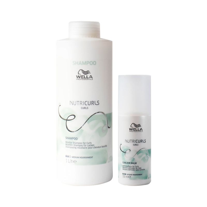 Kit-Wella-Professionals-Nutricurls---Shampoo-1000-ml---Leave-in-150-ml