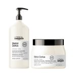 Kit-L-Oreal-Professionnel-Metal-Detox--Shampoo-1500-ml---Mascara-500-g