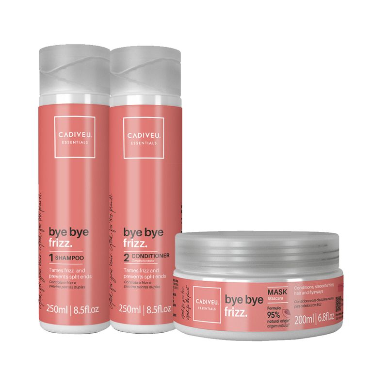 Kit-Cadiveu-Essentials-Bye-Bye-Frizz--Shampoo-250-ml---Condicionador-250-ml---Mascara-200-ml