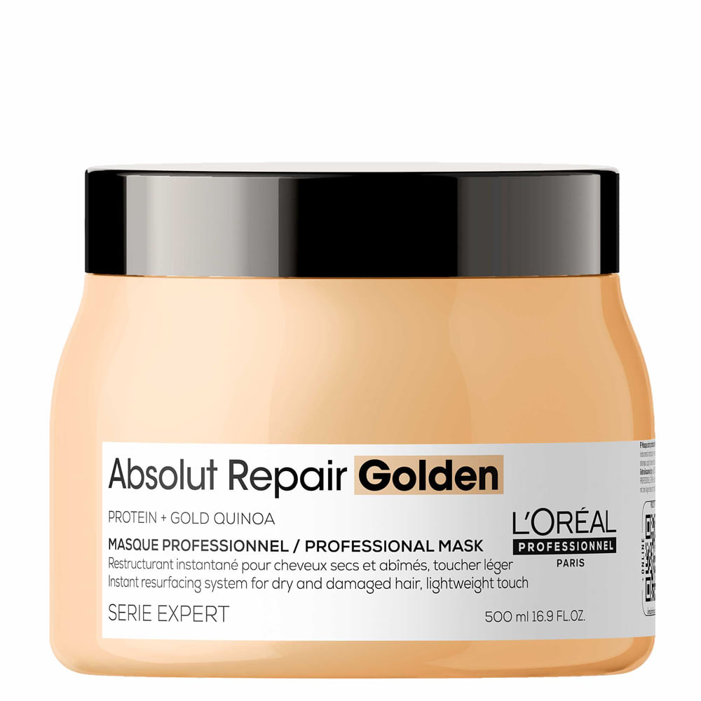 Máscara de Reparação L&apos;Oréal Professionnel Serie Expert Absolut Repair Gold Quinoa Golden 500 ml
