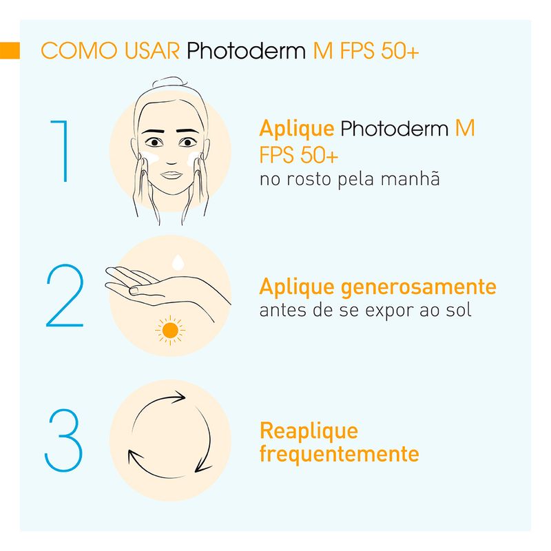 Protetor-Solar-Facial-Bioderma-Photoderm-M-Teinte-Doree-FPS-50--Dourado-40-ml