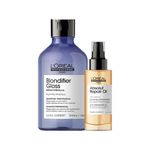 Kit-L-oreal-Professionnel-Serie-Expert-Blondifier--Shampoo-Gloss-300-ml---Leave-in-150-ml---Serum-90-ml