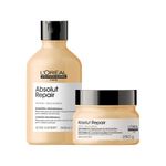 Kit-L-Oreal-Professionnel-Serie-Expert-Absolut-Repair-Gold-Quinoa---Shampoo-300-ml---Mascara-Reparacao-250-g