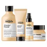 Kit-L-Oreal-Professionnel-Serie-Expert-Absolut-Repair-Gold-Quinoa---Shampoo-300-ml---Condicionador-200-ml---Mascara-Golden-250-g---Serum-90-ml-
