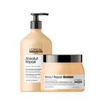 Kit-L-Oreal-Professionnel-Serie-Expert-Absolut-Repair-Gold-Quinoa---Shampoo-750-ml---Mascara-Golden-500-g