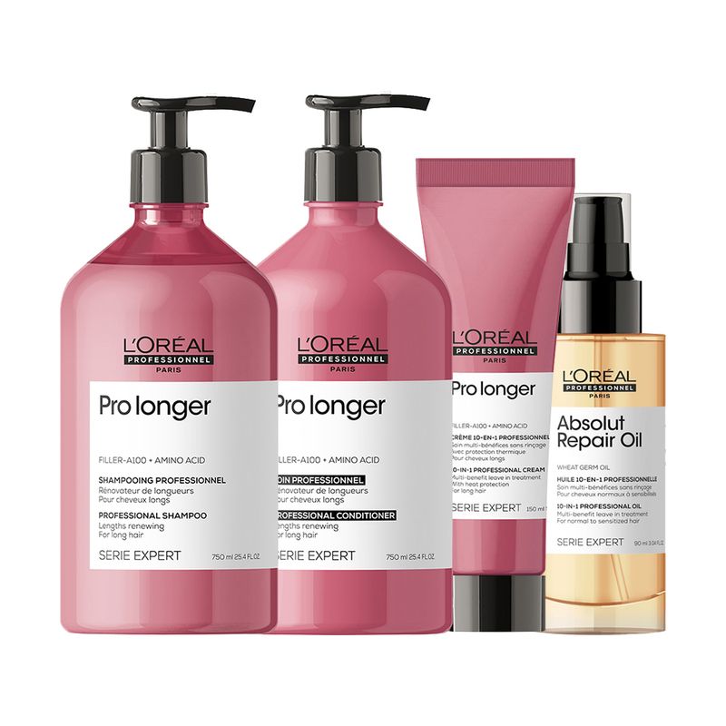 -Kit-L-Oreal-Professionnel-Serie-Expert-Pro-Longer----Shampoo-750-ml---Condicionador-750-ml---Leave-in-150-ml--Serum-90-ml-