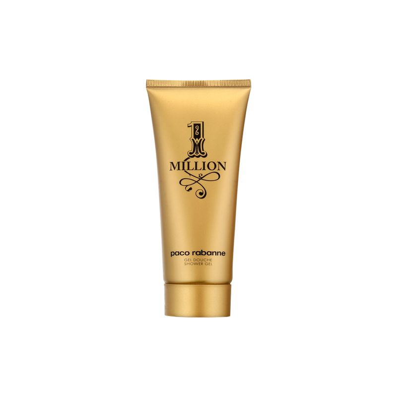 Kit-Perfume-Paco-Rabanne-1-Million-Masculino-Eau-de-Toilette-50-ml---Gel-de-Banho-100-ml---Miniatura-10-ml