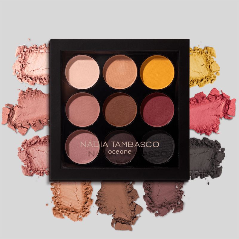 Paleta-de-Sombra-em-Po-Oceane-Nadia-Tambasco-To-Go-Matte-9-Shades-72-g