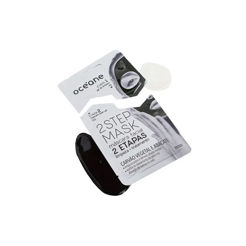 Mascara-Facial-de-Limpeza-2-em-1-em-Gel-de-Carvao-Vegetal-e-Abacate-Oceane-Dual-Step-13-g-