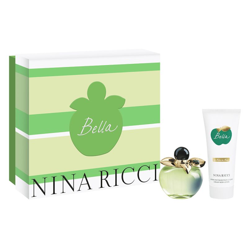 Kit-Perfume-Nina-Ricci-Bella-Feminino-Eau-de-Toilette-80-ml---Locao-Corporal-100-ml