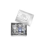 Kit-Perfume-Paco-Rabanne-Invictus-Masculino-Eau-de-Toilette-100-ml---Gel-de-Banho-10-ml---Miniatura-10-ml-