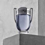 Kit-Perfume-Paco-Rabanne-Invictus-Masculino-Eau-de-Toilette-100-ml---Gel-de-Banho-10-ml---Miniatura-10-ml-
