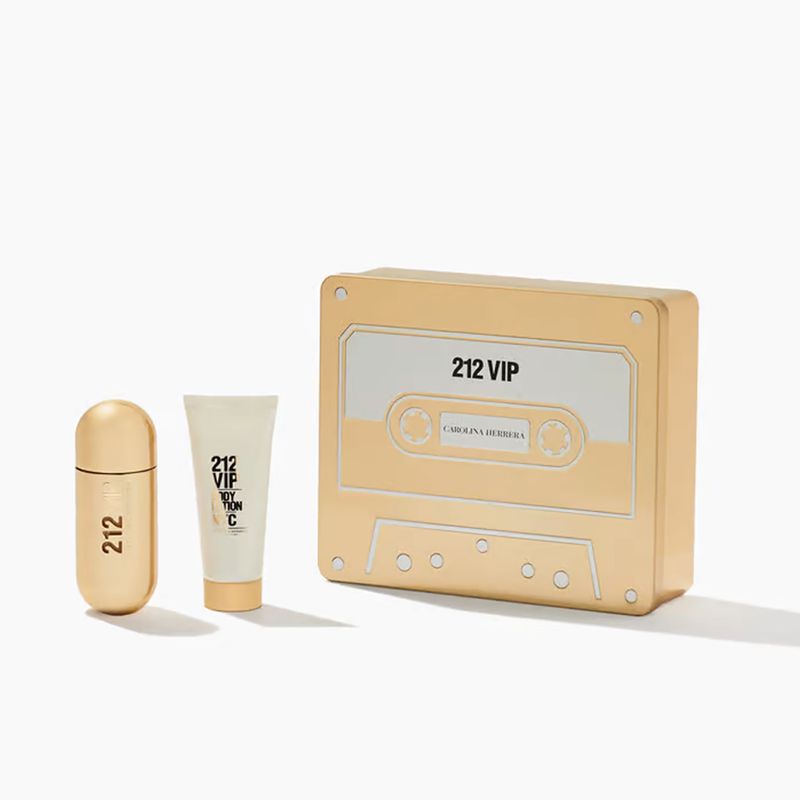 Kit-Perfume-Carolina-Herrera-212-Vip-Feminino-Eau-de-Parfum-80-ml---Locao-Corporal-100-ml-