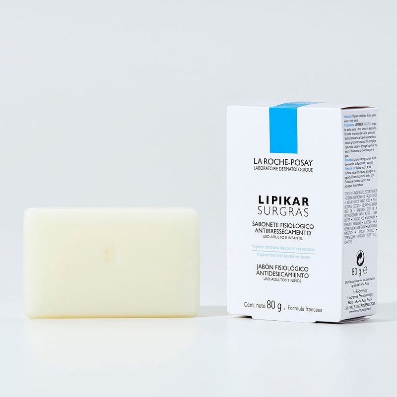 Sabonete-Em-Barra-La-Roche-Posay-Lipikar-Surgras-150g