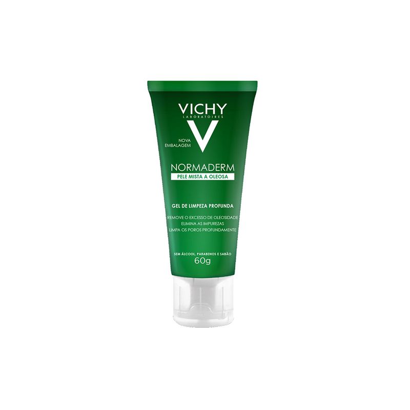 Gel-Facial-de-Limpeza-Profunda-Vichy-Normaderm-Pele-Mista-a-Oleosa-60-g