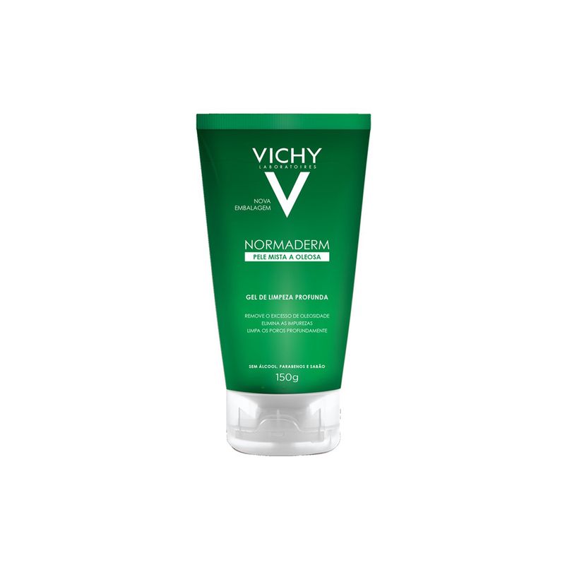 Gel-Facial-de-Limpeza-Profunda-Vichy-Normaderm-Pele-Mista-a-Oleosa-150-g