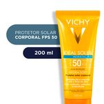 Protetor-Solar-Corporal-Vichy-Ideal-Soleil-Hydrasoft-FPS-50-200-ml