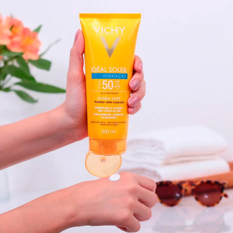 Protetor-Solar-Corporal-Vichy-Ideal-Soleil-Hydrasoft-FPS-50-200-ml