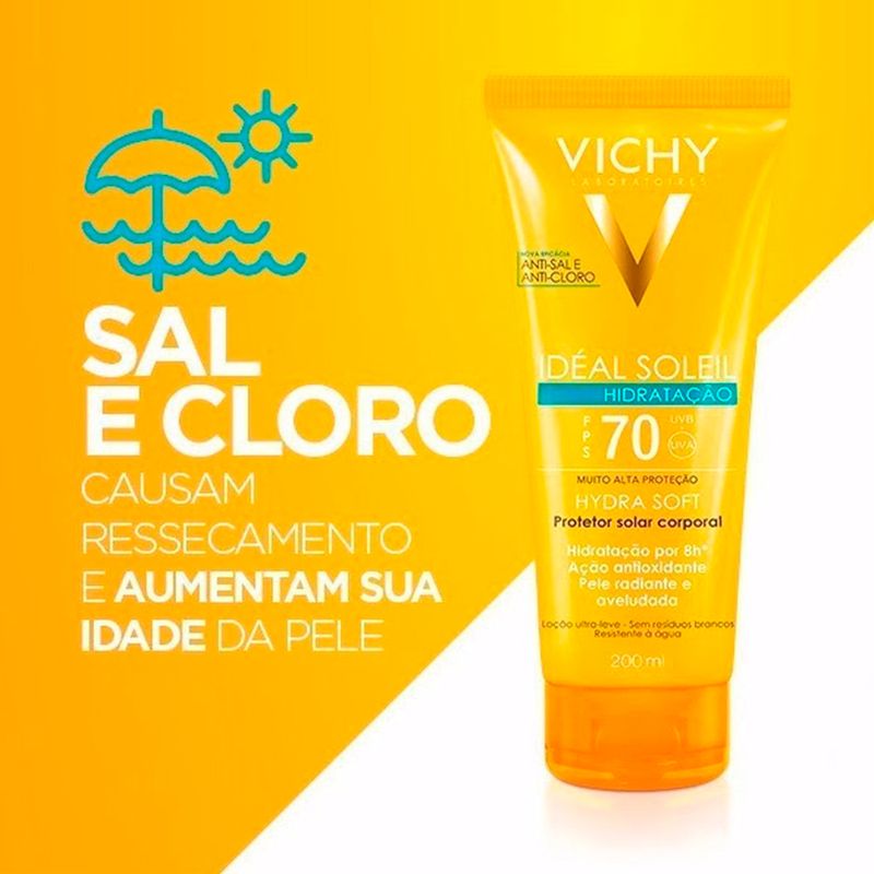 Protetor-Solar-Corporal-Vichy-Ideal-Soleil-Hydrasoft-FPS-70-200-ml